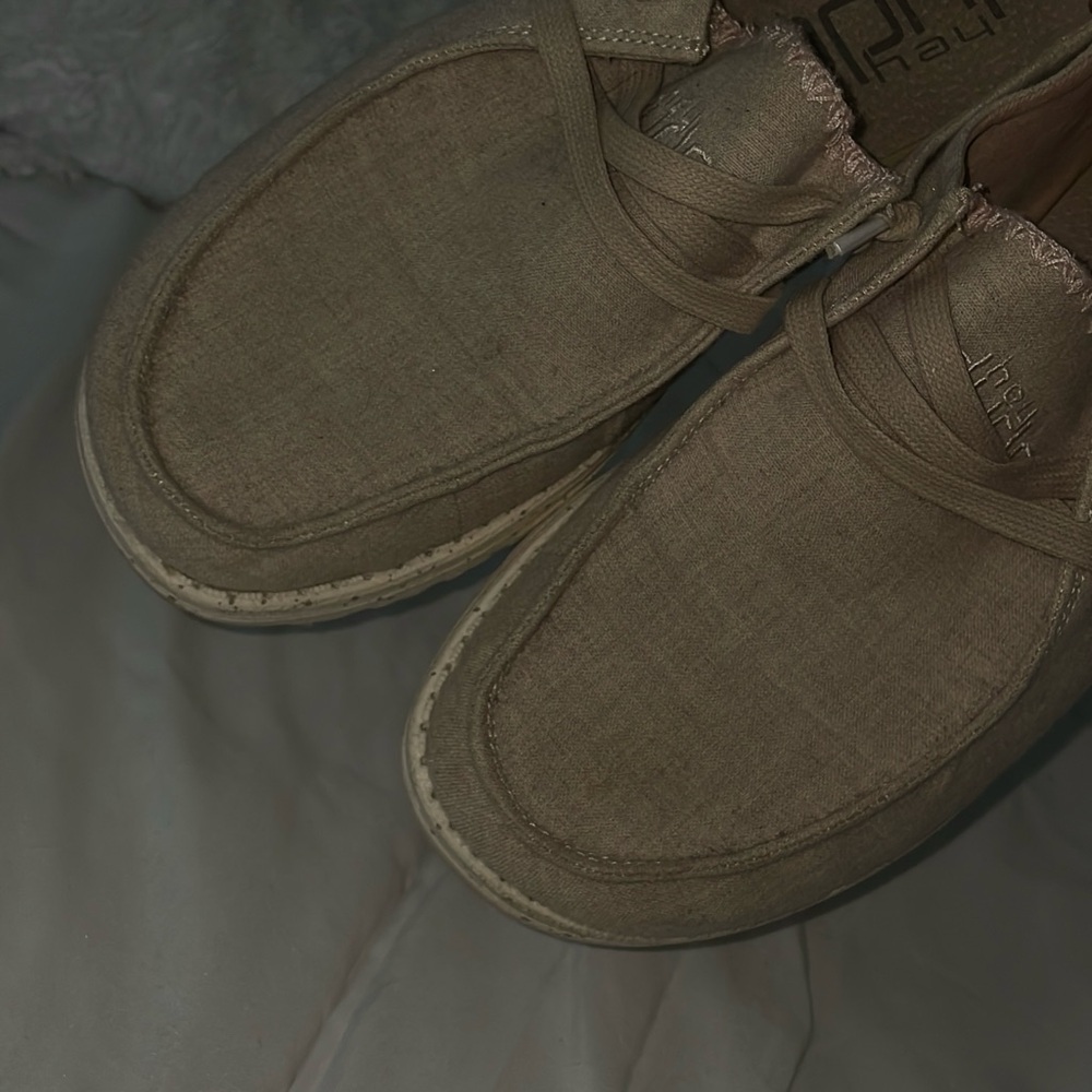 Hey Dude Tan Flats Comfortable Loafers